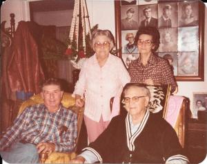 A picture made Papa was so sick. One of the few times he was out of bed. 